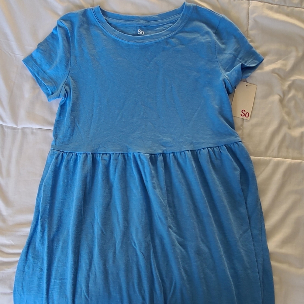 Blue dress